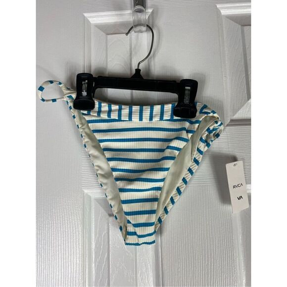 NWT RVCA Womens Moxie French Swim Bottoms Size L - Picture 1 of 6